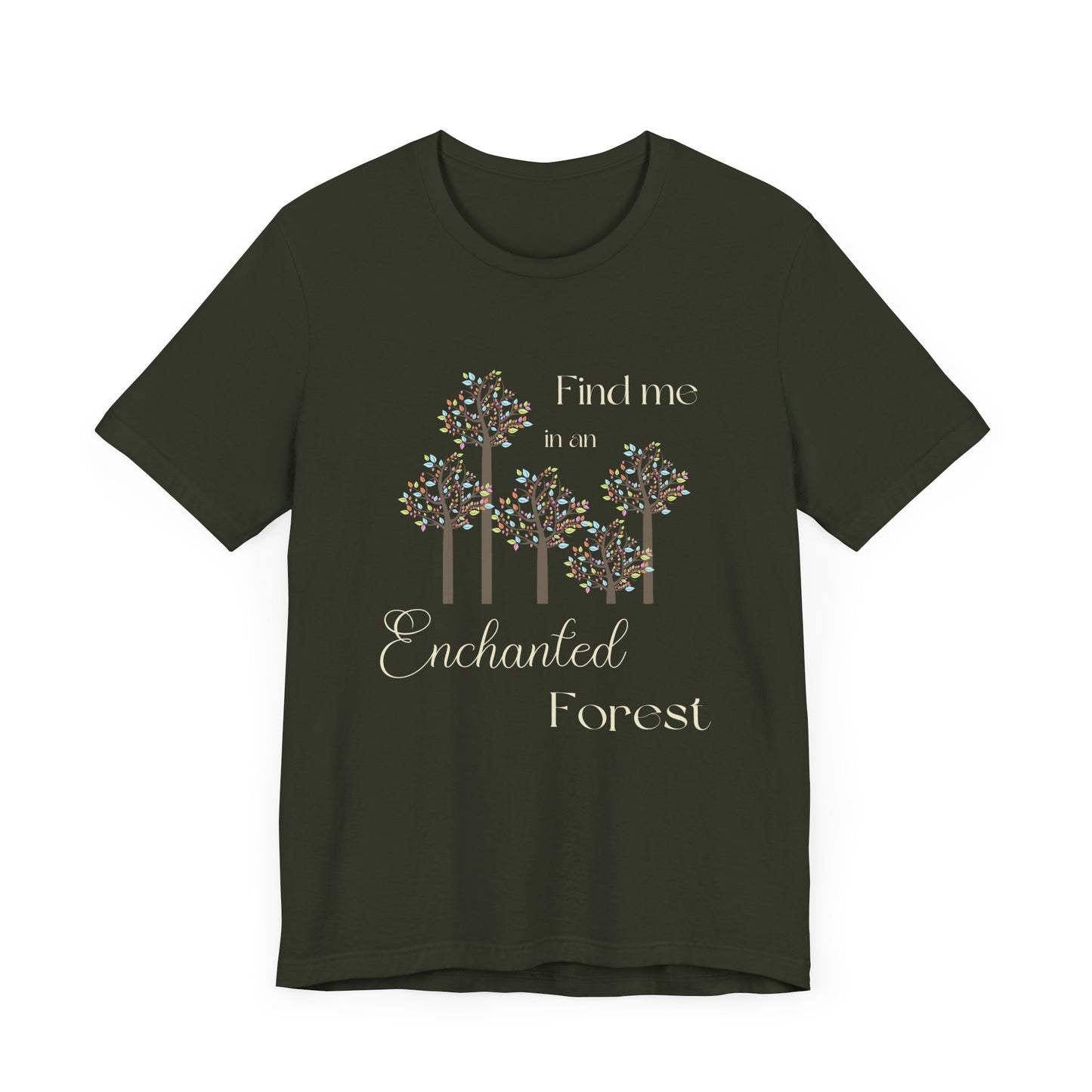 Enchanted forest whimsical fantasy Short Sleeve Tee