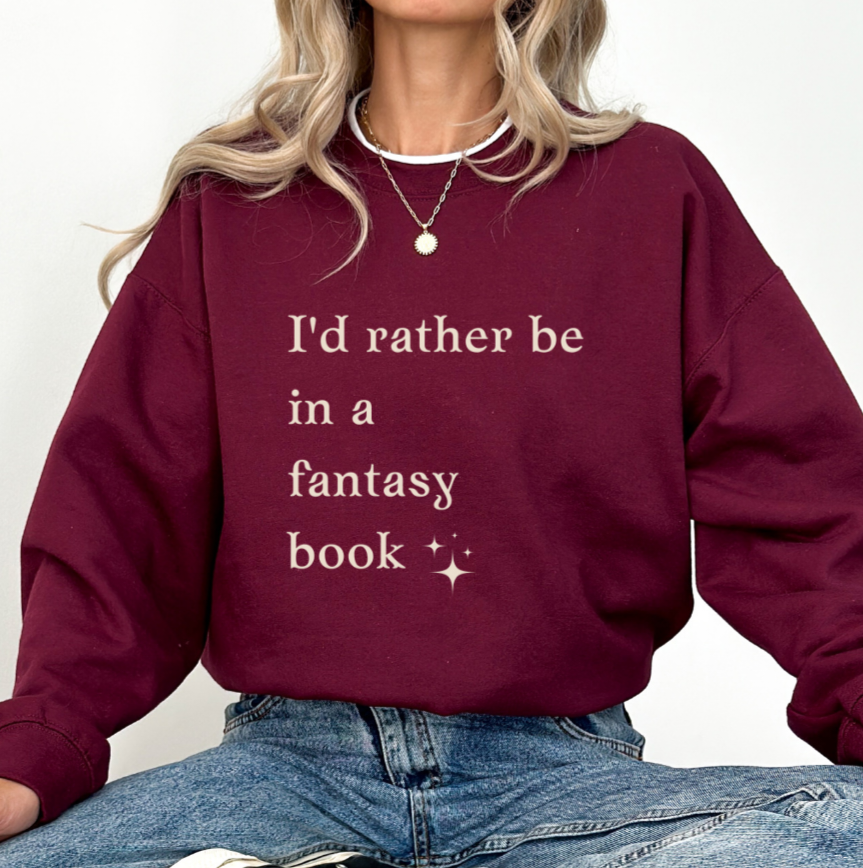 Fantasy book bookish Unisex Heavy Blend Crewneck Sweatshirt