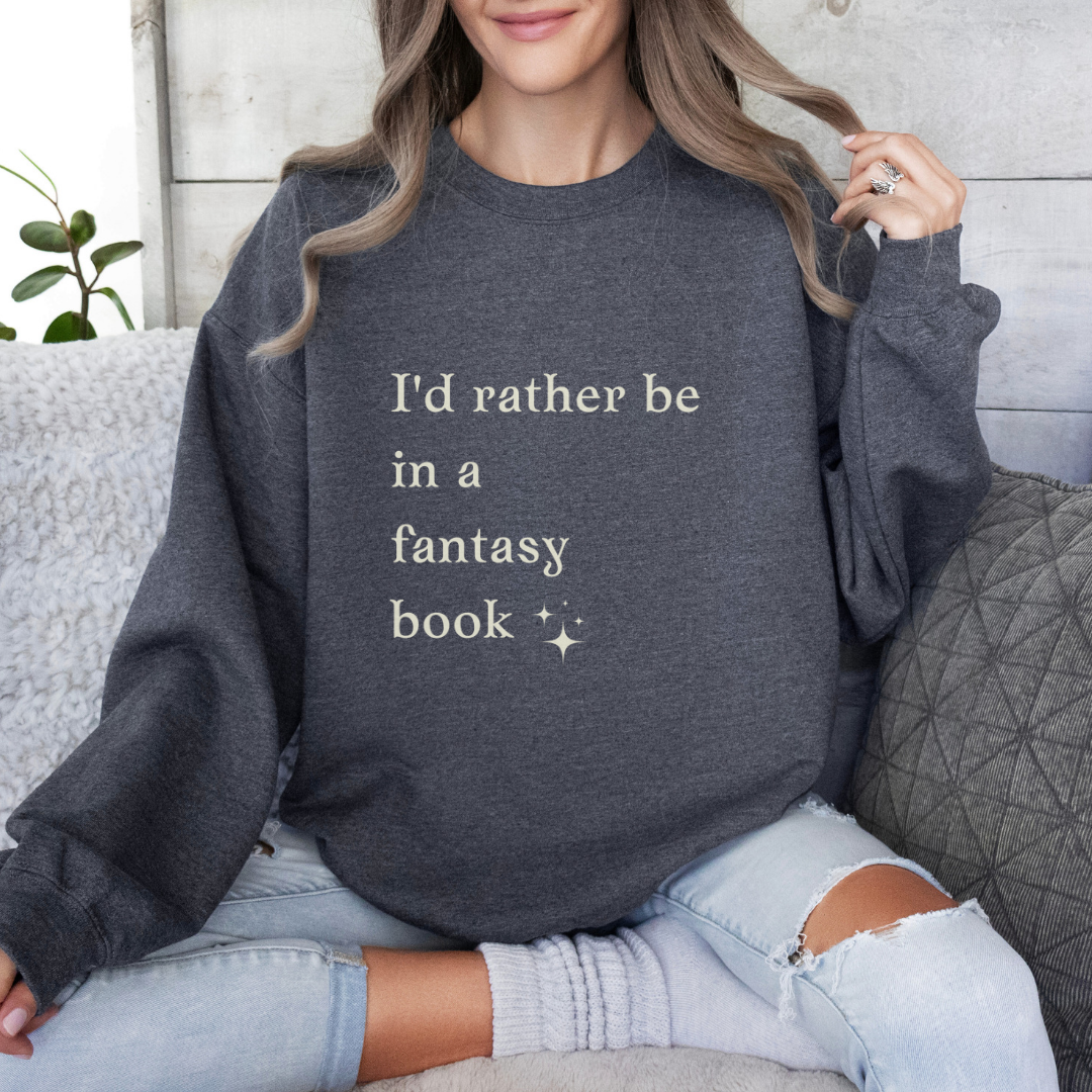 Fantasy book bookish Unisex Heavy Blend Crewneck Sweatshirt