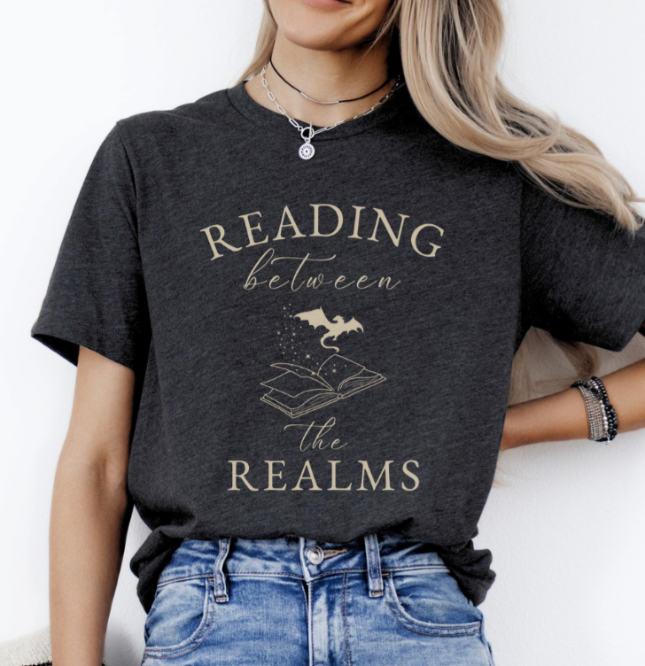 Reading between the realms tee