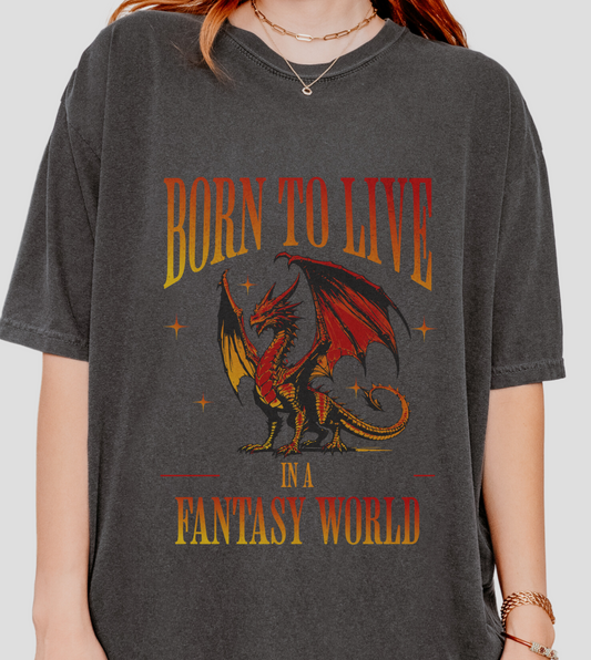 Fantasy world comfort colors T-shirt